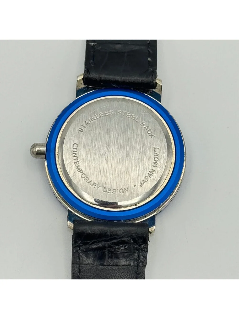 2Can Watch with Black Band and Blue Trim, working